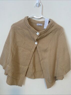 Anne Klein Women’s Knit Capelet in Tan